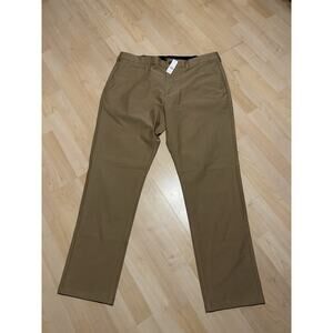 J. Crew Tan 1040 Athletic Tapered Fit Tech Pants 38x32